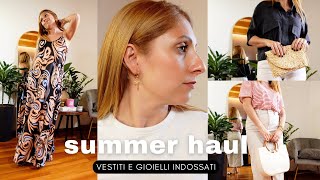 TRY ON HAUL VESTITI E GIOIELLI per il mio guardaroba estivo  Isabella Emme [upl. by Umeko154]