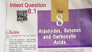 Aldehydes Ketones And Carboxylic AcidsClass 12 ChemistryIntext question solved [upl. by Oira702]