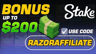 Stake Promo Code 2024  BEST CODE FOR BONUS  Stake Promo Code [upl. by Alracal]