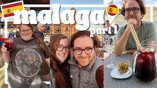 MALAGA SPAIN TRAVEL VLOG PART 1  cathedral views market and alcazaba  2024 [upl. by Laina219]