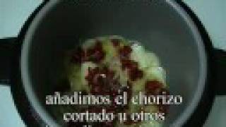 Tortilla de patatas con chorizo en la Biomatic [upl. by Erdua122]