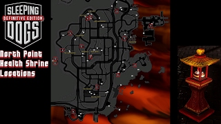 Sleeping Dogs North Point Health Shrine Locations [upl. by Relyks]