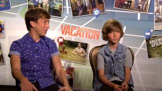 Vacation Skyler Gisondo amp Steele Stebbins Official Movie Interview  ScreenSlam [upl. by Siouxie]