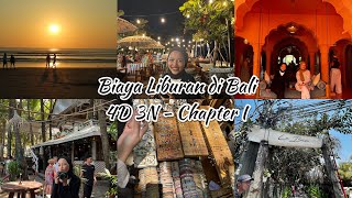 Biaya Liburan di Bali 4D3N  Chapter I Kuta Canggu Sanur [upl. by Bettine]