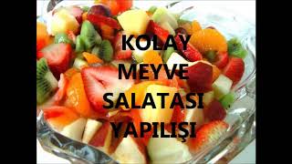 Meyve salatasi tarifi [upl. by Favien]