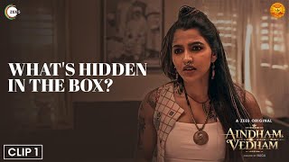 Whats hidden in the box  Aindham Vedham on ZEE5  Sai Dhanshika  Naga  Watch Now [upl. by Stodder317]