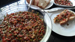 HOW TO MAKE  ACILI EZME  TURKISH MEZE STARTER [upl. by Cudlip]