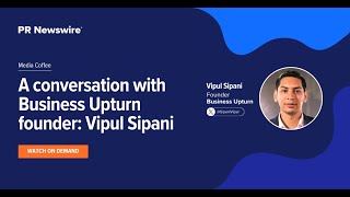 A conversation with Business Upturn founder Vipul Sipani [upl. by Attenauqa]