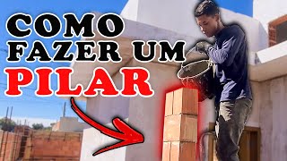 Como fazer um Pilar para Telhado [upl. by Thgiwed]