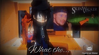 Afton Family react Our TERRIFYING ENCOUNTER at SKINWALKER VALLEY SKINWALKER CAUGHT on CAMERA [upl. by Siraval]