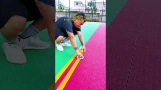 Suspended floor basketball court construction basketballcourt sportflooring [upl. by Navek575]