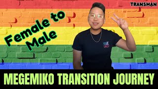 female to male  transgender male  ftm transition journey  Megemiko  transman [upl. by Cloe21]