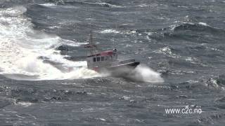 Lindesnes og tåkelurens dag RS Hvaler kjører utefor Fyret [upl. by Oidiple]