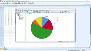 SPSS  15Grouping Data and Presenting them in a Chart [upl. by Adnoloy]