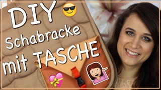 DIY Schabracke mit TASCHE ✮ WanderreitSchabracke selbstgemacht ♥ [upl. by Nevag893]