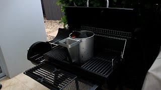 Jumbuck BBQ Smoker With Offset Sidebox Unboxing amp Setup [upl. by Smallman]