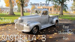 1946 Chevy Pickup SASPRILLA episode 8 First Drive [upl. by Adliwa530]