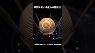 【颱風康芮 vs 台北101阻尼器】 Typhoon KongRey vs Taipei 101 Damper [upl. by Sedecrem]