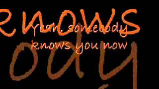 Brad Paisley  Somebody knows you now w lyrics [upl. by Aksel]