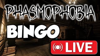 🔴LIVE Phasmophobia BINGO [upl. by Antone]