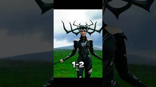 Infinity War Thor Vs Hela Who Is Powerfulmarvel shorts [upl. by Ssecnirp464]