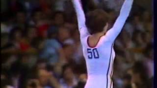 Nadia Comaneci 1980 OG EF FX [upl. by Ailemrac]