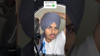 Parna Tutorial ✅ shorts turban youtubeshorts [upl. by Tompkins]