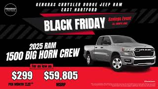 Drive the 2025 Ram 1500 Big Horn Crew Black Friday Lease Deals You Cant Miss [upl. by Oakman527]