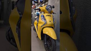 New 2024 Yamaha Fascino 125 Fi Hybrid Drum  Yellow Cocktail [upl. by Montford]