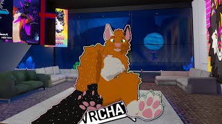 Furry Cringe Time on VR Chat FBT [upl. by Swainson224]