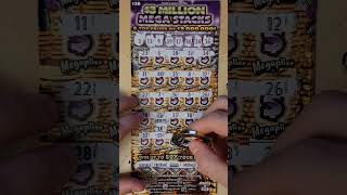 MEGA BONUS amp COIN STACK WINNER 3000000 MEGA STACKS PA LOTTERY 30 SCRATCH OFF TICKET lottery win [upl. by Suoinuj]