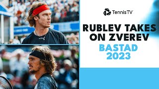 Andrey Rublev vs Alexander Zverev  Bastad 2023 Highlights [upl. by Nabois163]