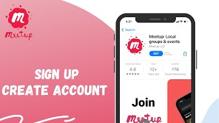 Meetup Signup  Create new Account on Meetup app [upl. by Sac]