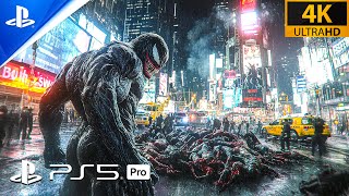 THE VENOM MASSACRE™ LOOKS ABSOLUTELY TERRIFYING on PS5 PRO  Ultra Realistic Graphics 4K 60FPS HDR [upl. by Morey]