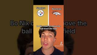 NFL Week 2 Picks  Steelers vs Broncos Score Prediction nfl steelers broncos nflpicks [upl. by Lattie]