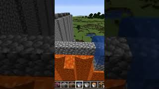 Minecraft LavaCast Tutorial Simple Wall Shorts [upl. by Thorin207]