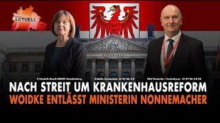 Woidke entlässt Ministerin Nonnemacher [upl. by Adnuhser]