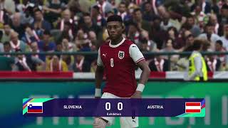 PES 2021 Gameplay  Slowenien  Österreich  Nations League 2024 [upl. by Hogle]