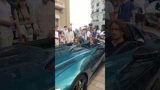 Paula Badosa amp Stefanos Tsitsipas getting out their AM Speedster billionaire monaco lifestylefyp [upl. by Eisenberg186]