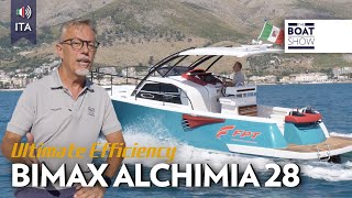 ITA Diesel vs Ibrido Confronto Motori su Bimax Alchimia 28  The Boat Show [upl. by Satsok695]