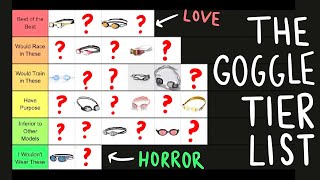 SWIMMING GOGGLE TIER LIST [upl. by Aerdnat336]