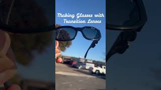 MAKING Versace GLASSES with a TRANSITION LENS shorts [upl. by Etka]