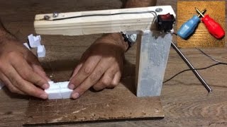 Ev Yapımı Strafor Kesme Aleti  styrofoam cutting tool homemade [upl. by Durr]