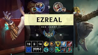 Ezreal ADC vs Corki  EUW Challenger Patch 1413 [upl. by Kciredes]