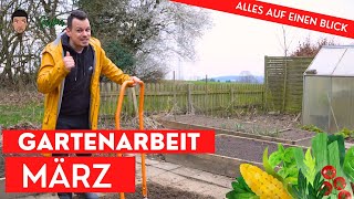 Gartenarbeit im März  alle wichtigen Aufgaben für Hochbeet Gemüsegarten und Stauden [upl. by Samantha]