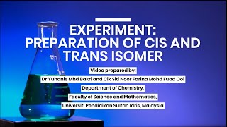 Preparation of cis trans isomer Maleic acid to Fumaric Acid and chemical properties UPSI Malaysia [upl. by Eahsel476]