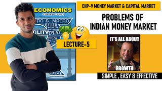 Problems Of Indian Money Market 💰 12th Economics Chapter 9Maharashtra Board New Syllabus [upl. by Subak]