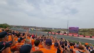 Dutch Grand Prix 2022 Zandvoort Max Verstappen first round from Hairpin 2 [upl. by Orlov]