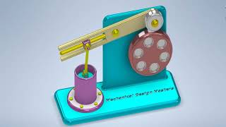 Mechanisms of Converting Rotational Motion into Linear Motion  Mechanical Mechanism amp Principles [upl. by Scully631]