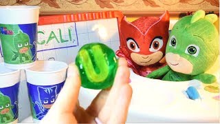 Il Gioco dello SLIME dei PJ MASKS SUPER PIGIAMINI IMPARIAMO LALFABETO [upl. by Rice133]